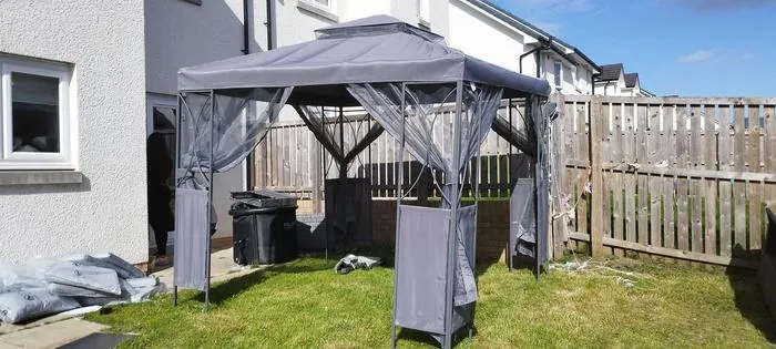 Garden pagoda assembly